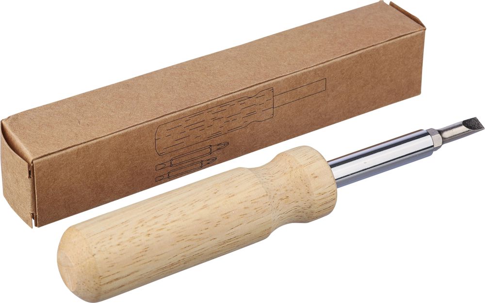 Jeu de tournevis en bois d’hévéa Leni