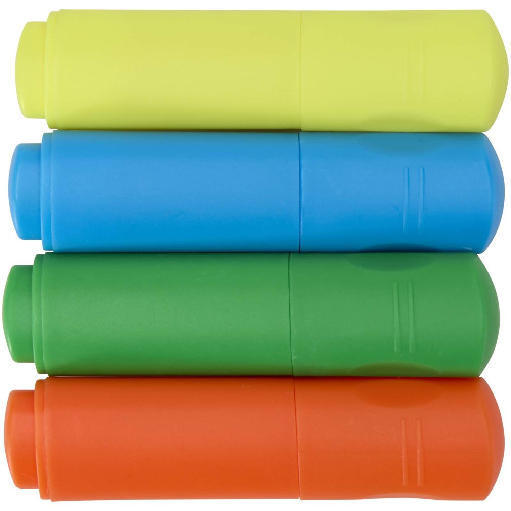 Mini-coffret de surligneurs en plastique recyclé