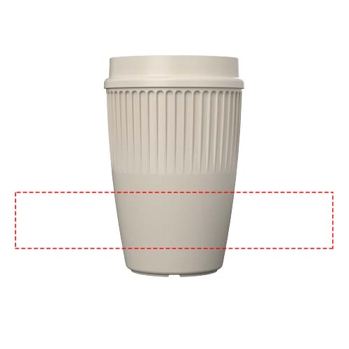 Gobelet Cirrus POP de 350 ml avec couvercle 360° Grès