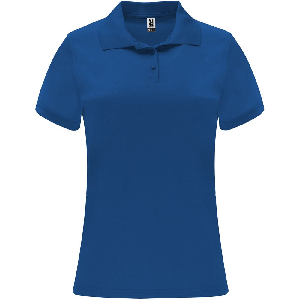 Polo sport Monzha à manches courtes pour femme Bleu royal