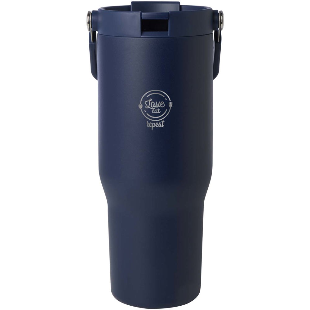 Bronx 900 ml RCS-zertifizierter Kupfer-Vakuum Isolierbecher aus Edelstahl mit Doppelfunktionsdeckel navy
