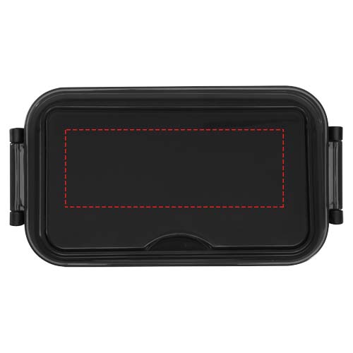 Snappy Lunchbox und Besteckset schwarz