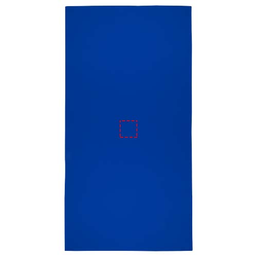 Serviette de sport Lucas en rPET 70 x 140 cm Bleu royal