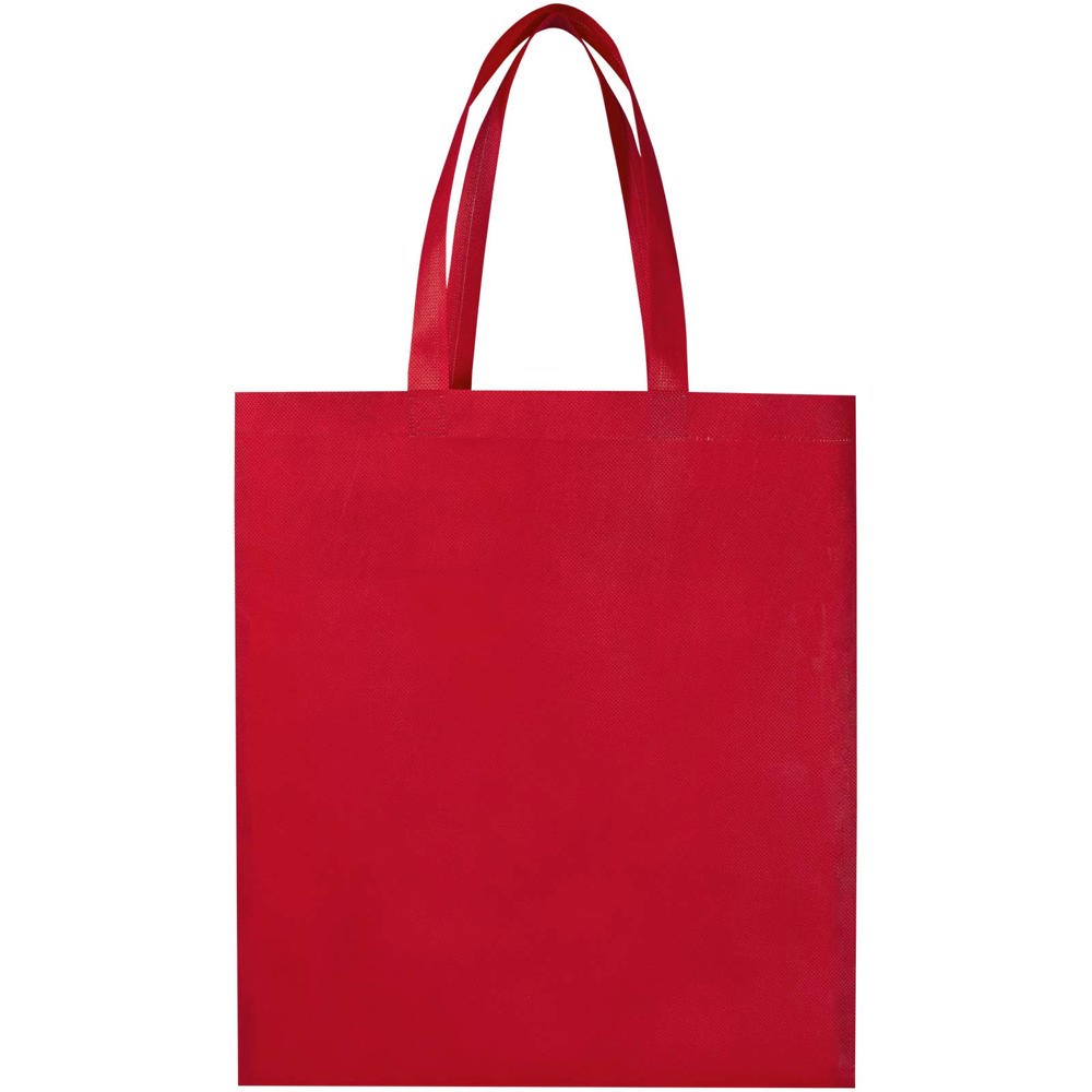 Sac shopping à soufflets EcoSeal non tissé recyclé et certifié GRS de 12 L Rouge
