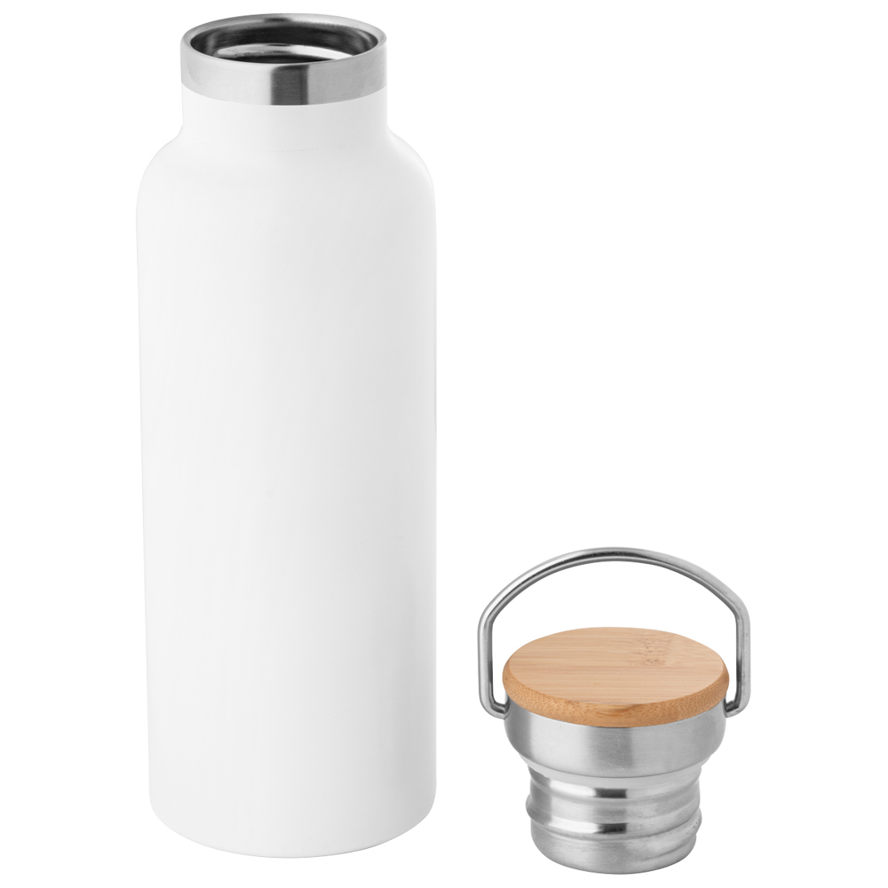 Isolierflasche Benevento weiss