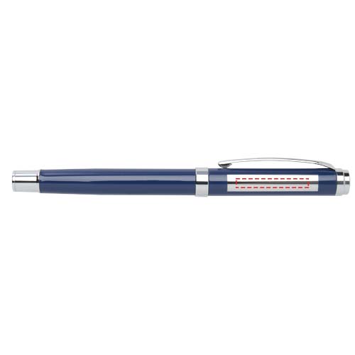 Ensemble carnet à couverture rigide A5 et stylo roller Legato Elegance Bleu océan, Bleu océan