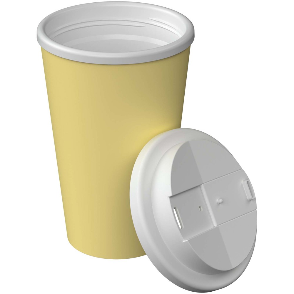 Gobelet isotherme Americano® Infiniti de 350 ml avec couvercle anti-déversement Banane pâle