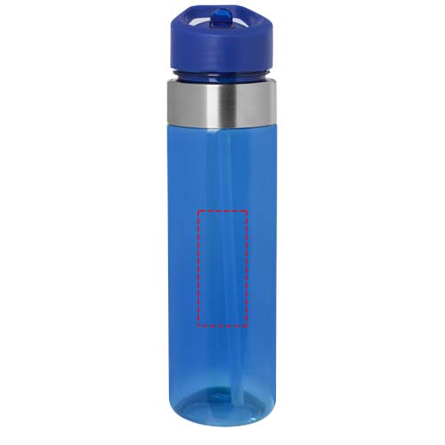 Bouteille avec couvercle à bec verseur Dylan Tritan de 650 ml bleu