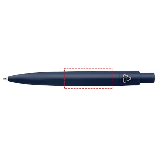 Mini-stylo à bille Ramin en plastique recyclé (encre bleue) Marine