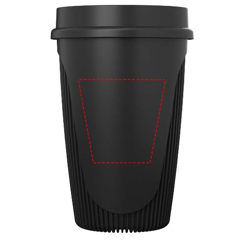 Gobelet Alto POP de 350 ml avec couvercle 360° Noir