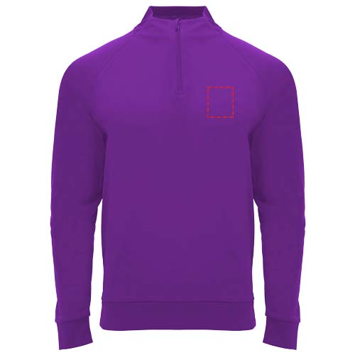 Epiro 200 g/m² Half-Zip Sweatshirt für Kinder malve