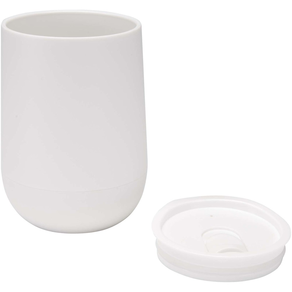 Gobelet isotherme à double paroi Corzo 360 ml Blanc