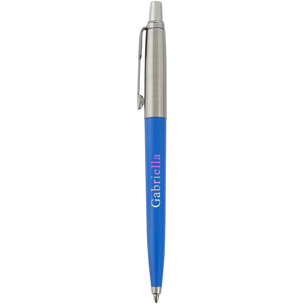 Stylo bille Parker Jotter recyclé (encre bleue) Bleu process