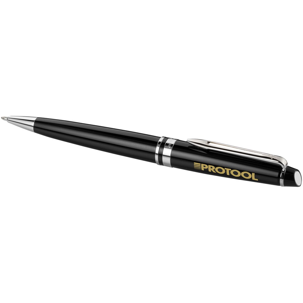 Waterman Expert Kugelschreiber (blaue Mine) schwarz, silber