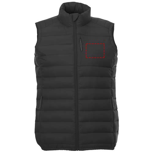 Bodywarmer matelassé Femme Pallas recyclé Noir