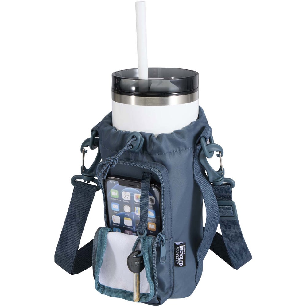 Trip Aware™ Recycelte Reisetasche für Flaschen 2 L Hale Blue