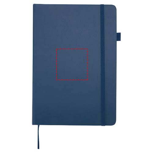 Carnet Liss A5 à couverture rigide en plastique recyclé Bleu océan