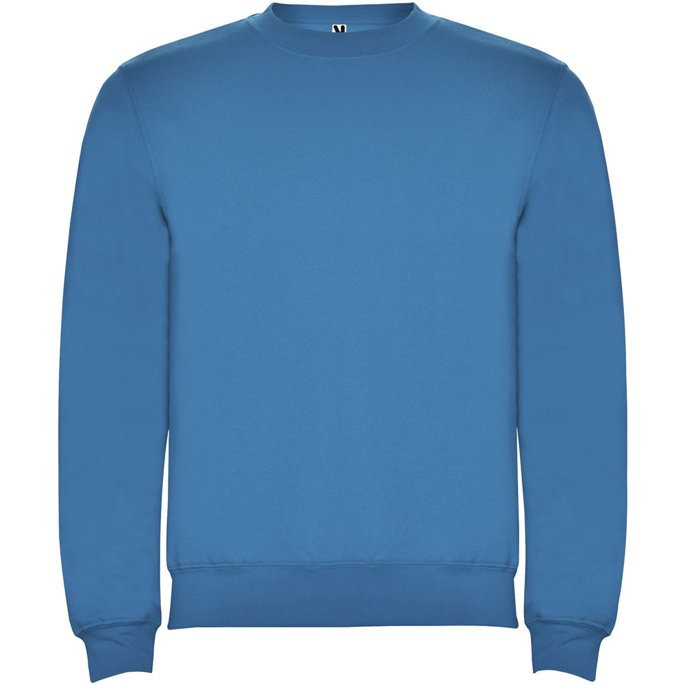 Pull ras du cou Clasica unisexe Bleu océan