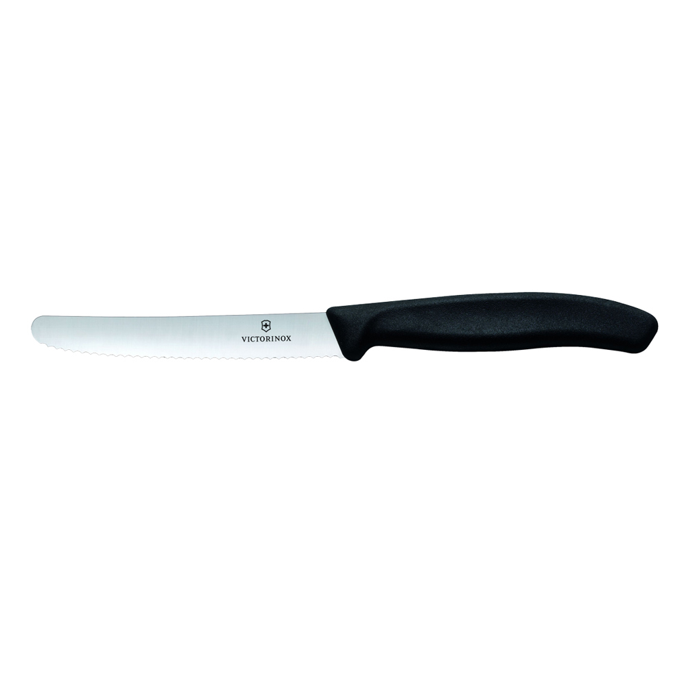 Tomaten- und Tafelmesser Victorinox Swiss Classic schwarz