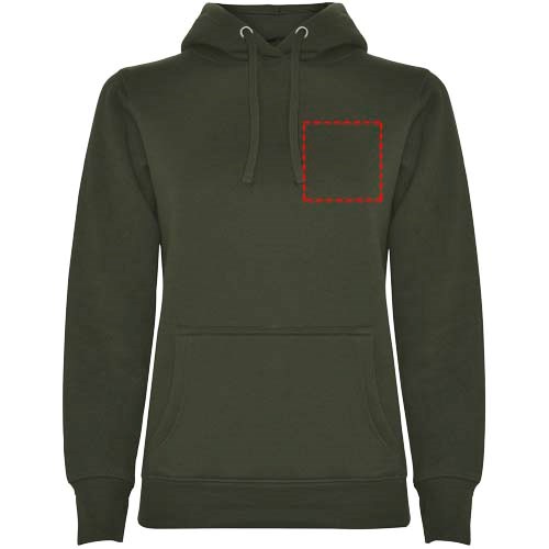 Sweat à capuche Urban pour femme Venture Green