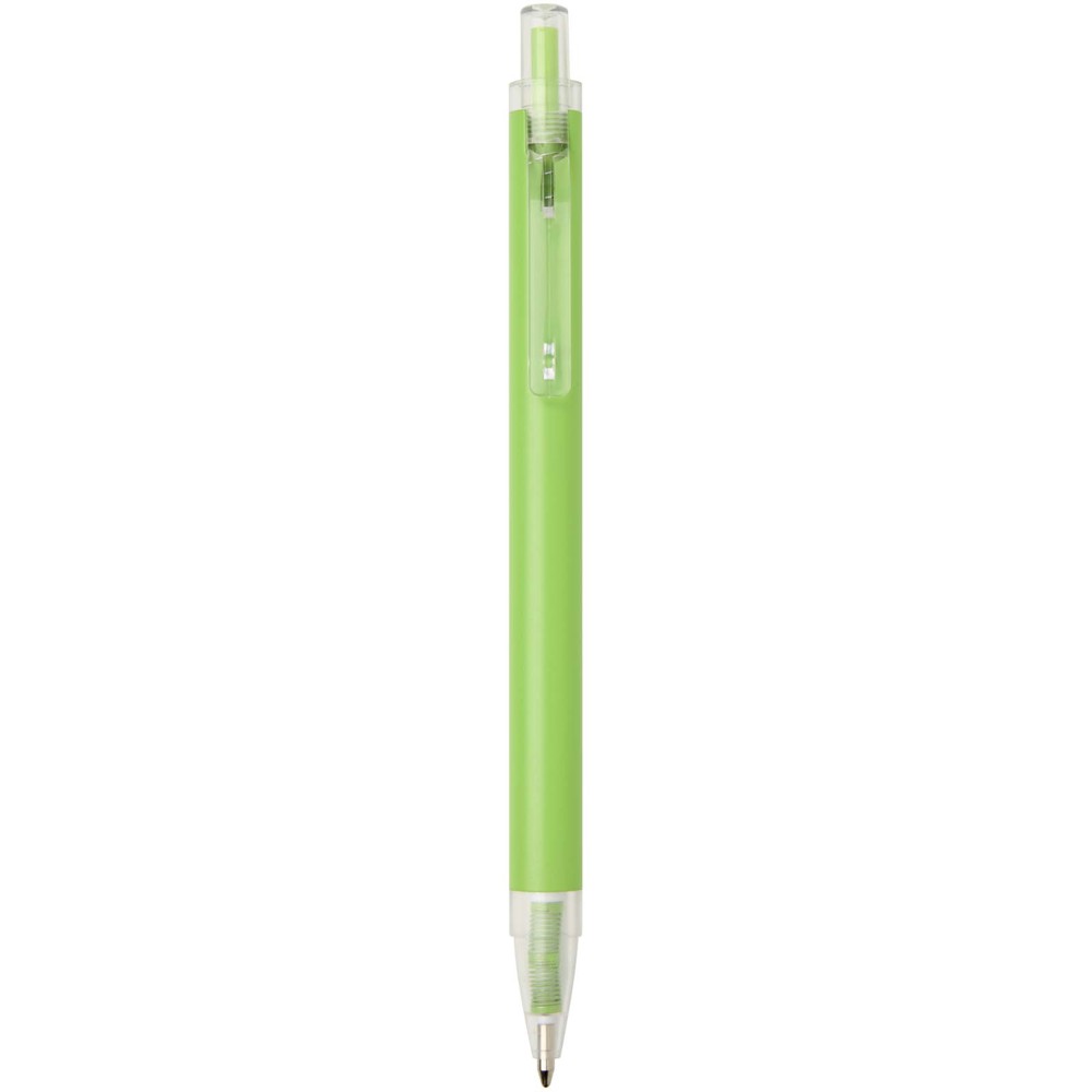 Stylo à bille Spectrum en aluminium recyclé (encre bleue) Citron vert