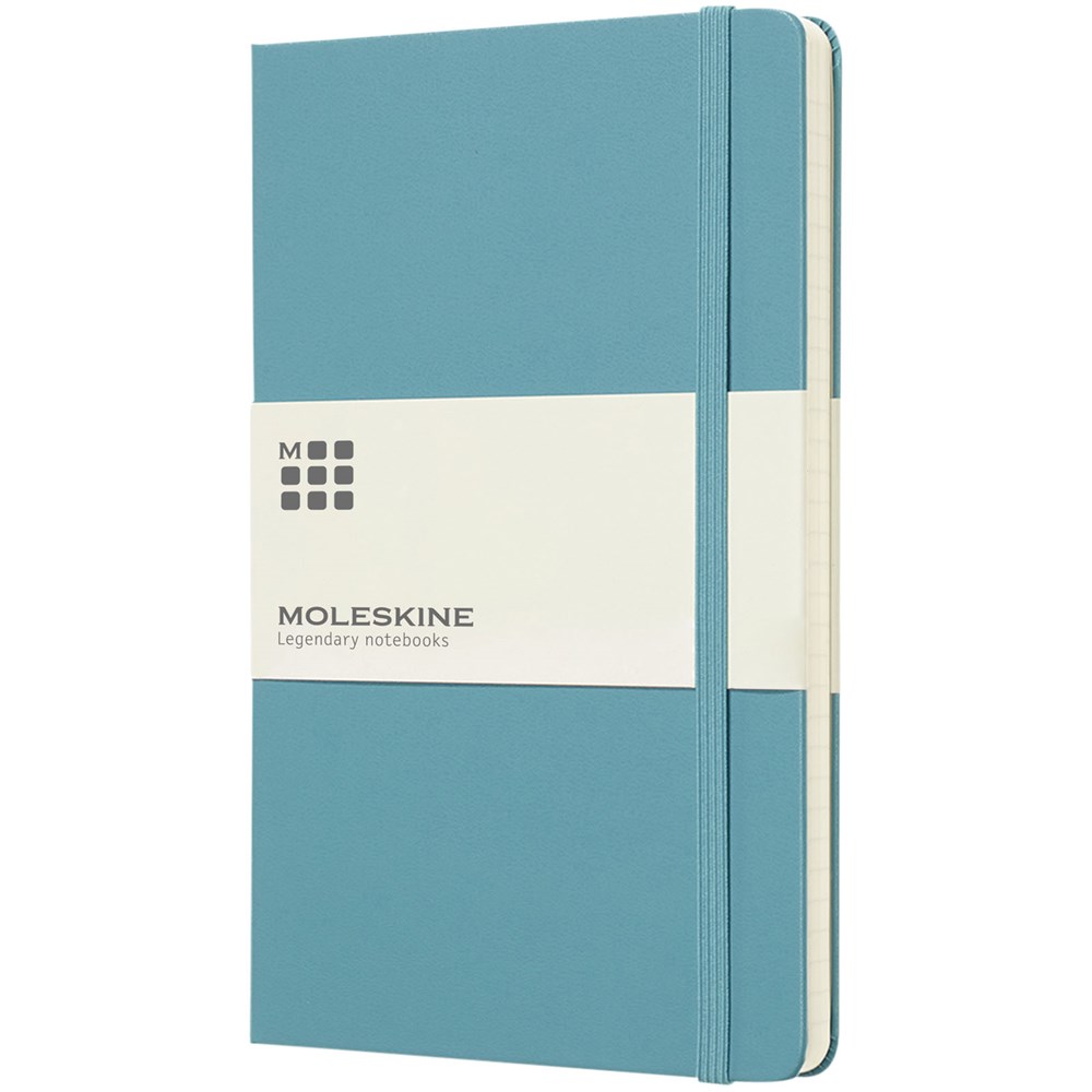 Moleskine Classic Hardcover Notizbuch L – liniert riffblau