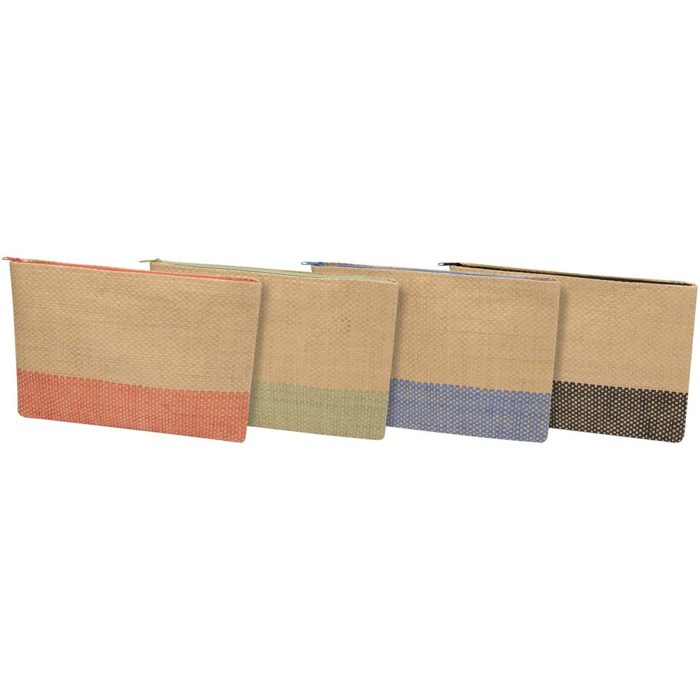 Rhythm Strohpapier Beutel mit Reissverschluss, 3 l Schwarz