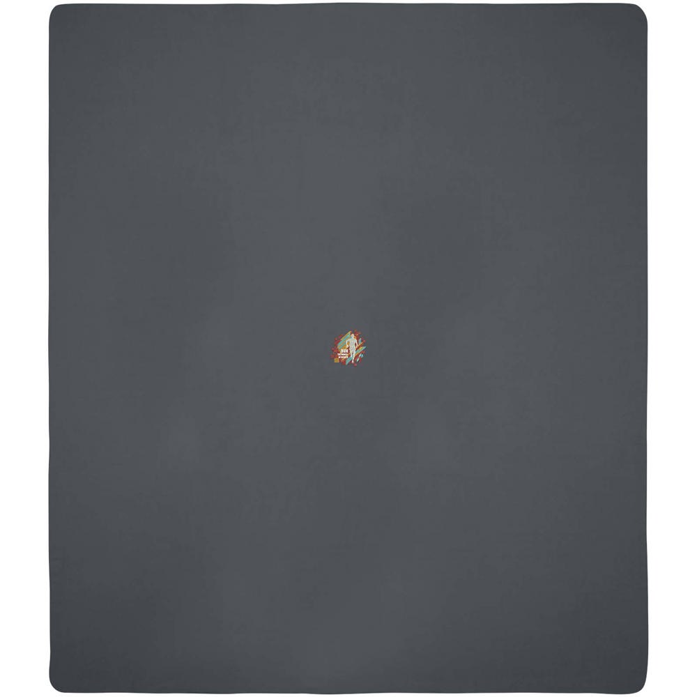 Huggy Fleecedecke mit Hülle 220 × 250 cm grau