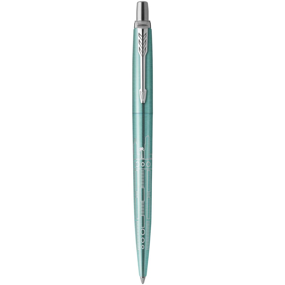 Stylo bille Parker Jotter SE Global Icons (encre bleue) Turquoise