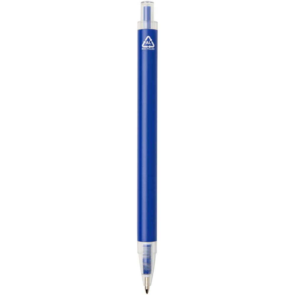 Stylo à bille Spectrum en aluminium recyclé (encre bleue) Bleu royal
