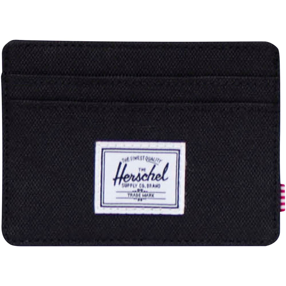 Herschel Charlie Kartenhalter aus recyceltem RFID schwarz