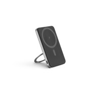 WARSHEL 5 Batterie nomade magnétique de 5 000 mAh avec chargeur sans fil ultrarapide de 15 W en ABS recyclé (100 % rABS) avec support