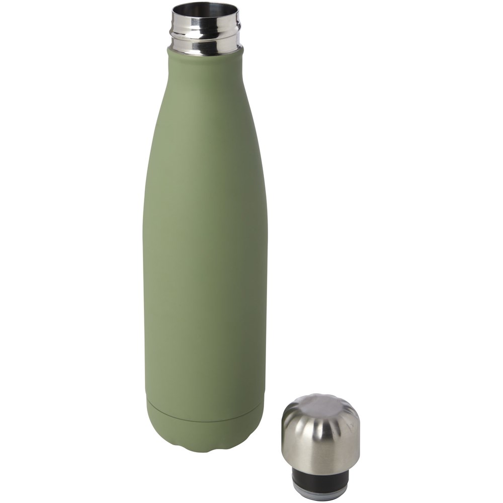 Bouteille isotherme sous vide Cove de 500 ml en cuivre et acier inoxydable recyclé certifié RCS  Vert bruyère