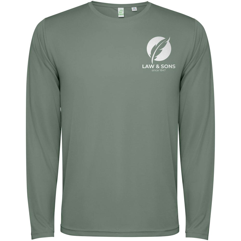 T-shirt Estoril à manches longues pour enfant Laurel green