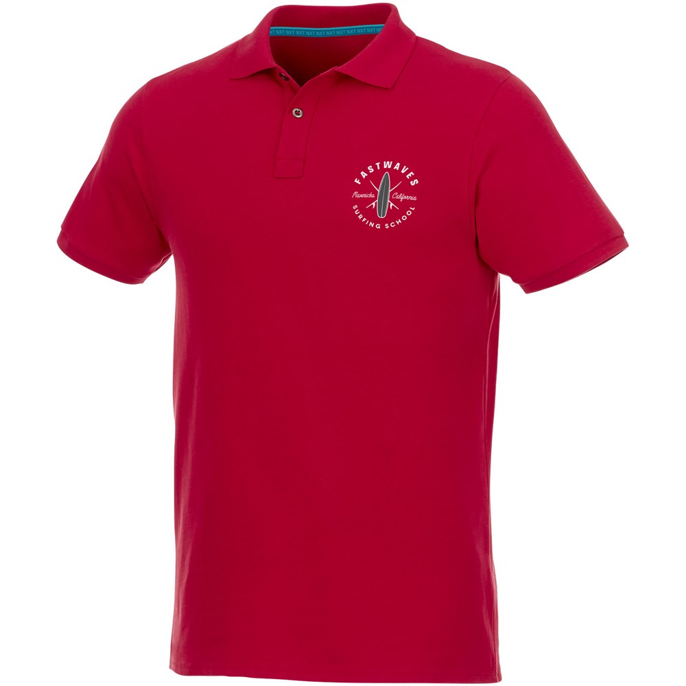 Beryl Poloshirt aus Bio-Recyclingmaterial für Herren rot