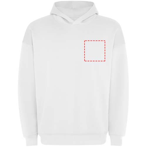 Otto Oversize Hoodie Unisex Weiss