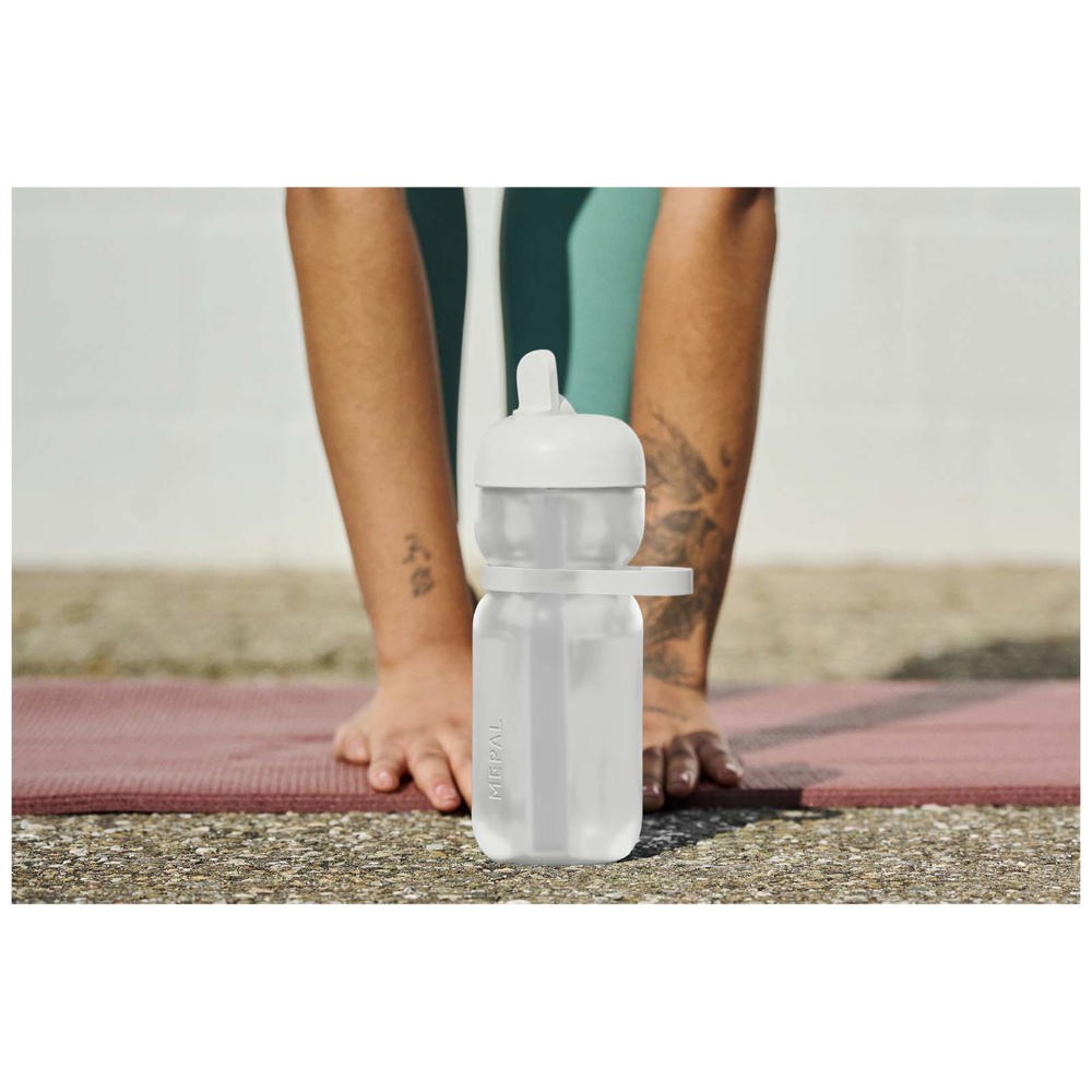 Mepal 600 ml Flip Sportflasche weiss