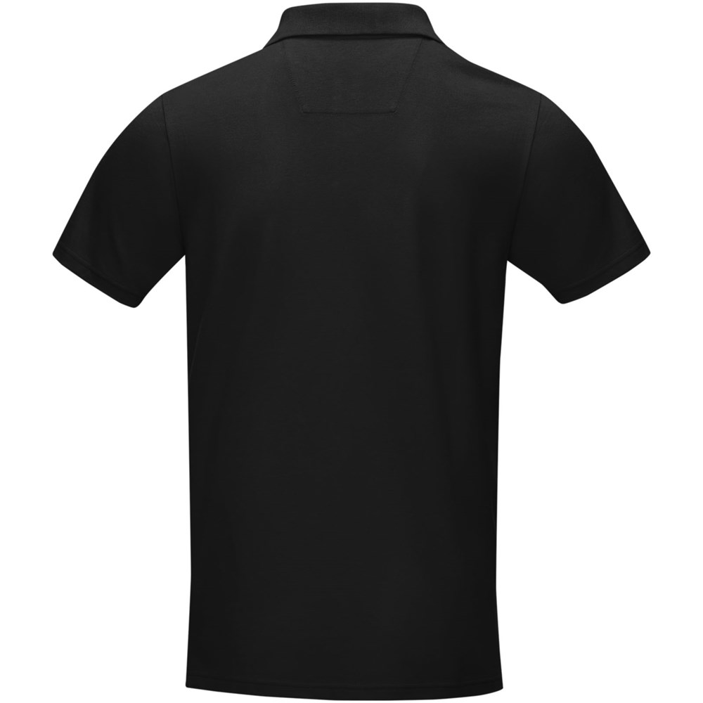 Graphite Poloshirt aus Bio-Baumwolle für Herren Schwarz