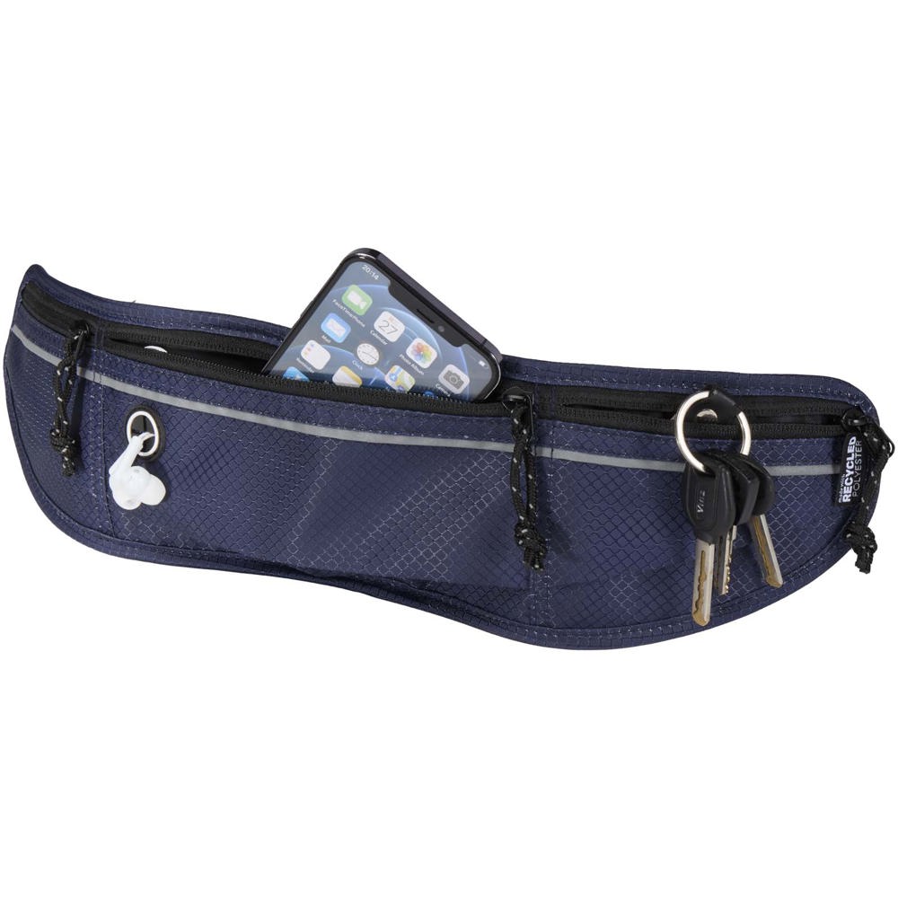 Ceinture de course Nomad en matériaux recyclés certifiés GRS Marine