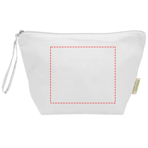 Grande pochette à accessoires Odisha de 3 L bio certifiée OCS 180 g/m² blanc