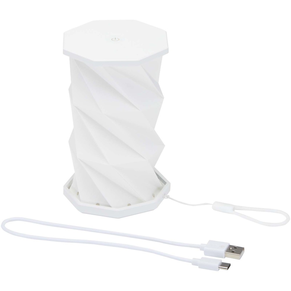 Lampe de table pliable Celestia en plastique recyclé