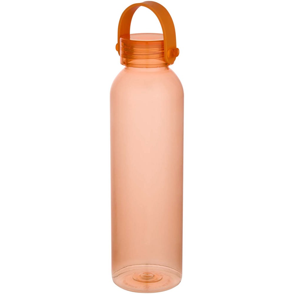 Bouteille d’eau Alti de 630 ml en plastique recyclé certifié RCS Orange