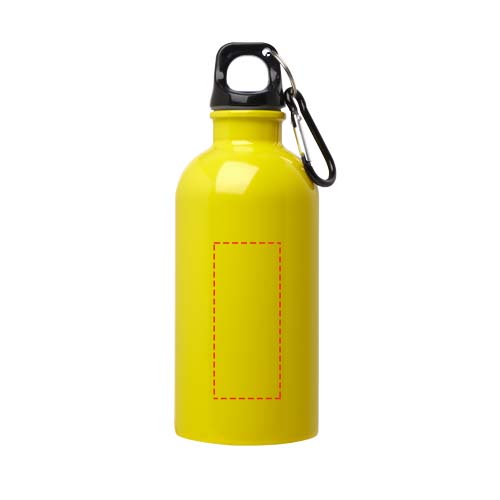 Oregon 400 ml RCS-zertifizierte, einwandige Trinkflasche aus Edelstahl mit Karabinerhaken gelb
