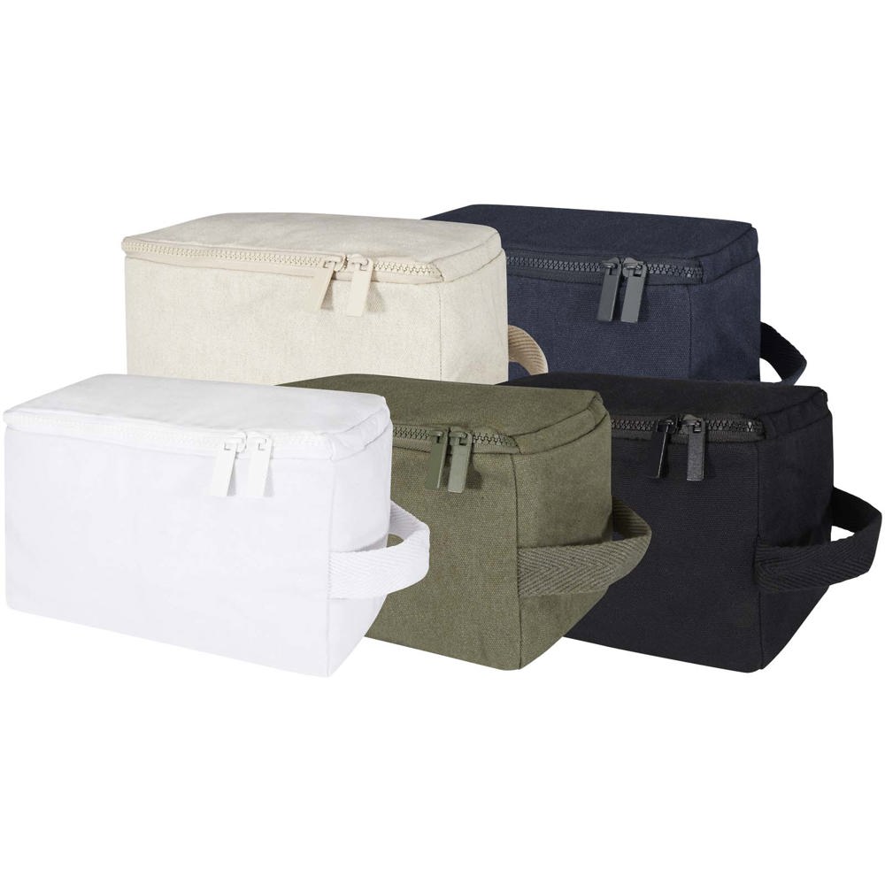 Pack 500 g/m² Aware™ Kulturbeutel aus Recyclingmaterial Schwarz