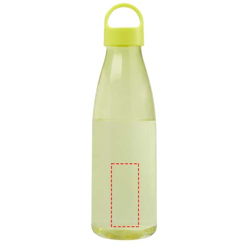 Bergen Trinkflasche aus recyceltem Kunststoff 800 ml limone