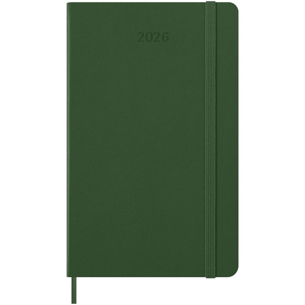Agenda L hebdomadaire 12 mois Moleskine à couverture rigide Vert myrte