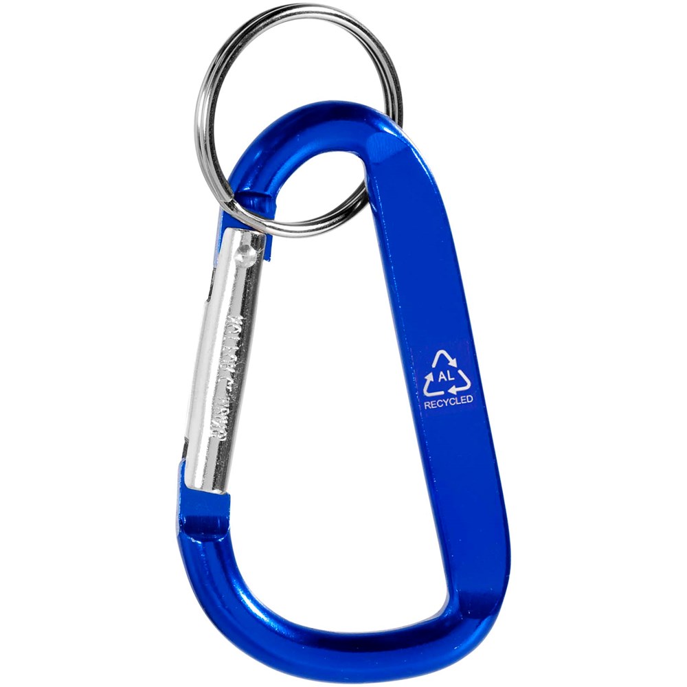 Timor RCS Karabiner Schlüsselanhänger aus recyceltem Aluminium royalblau