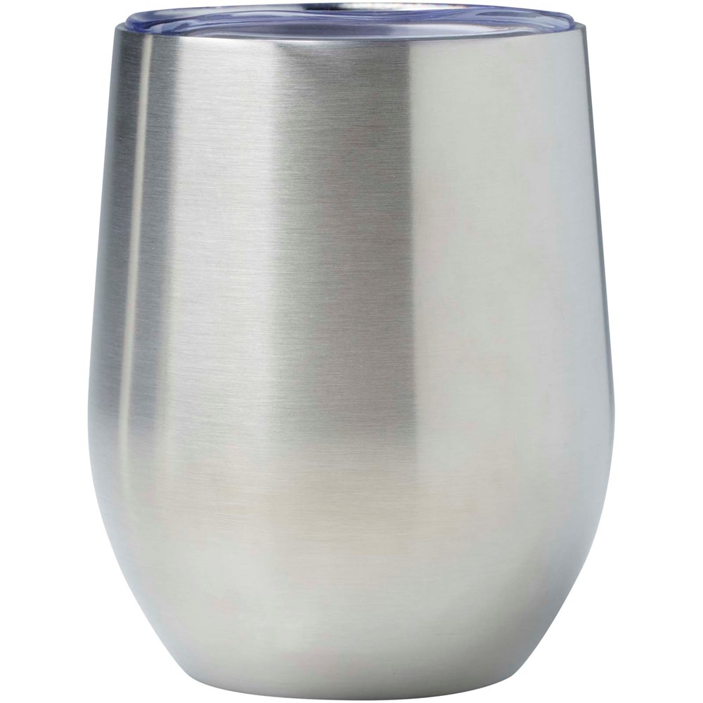 Gobelet isotherme Corzo 350 ml en cuivre inoxydable recyclé certifié RCS Argent