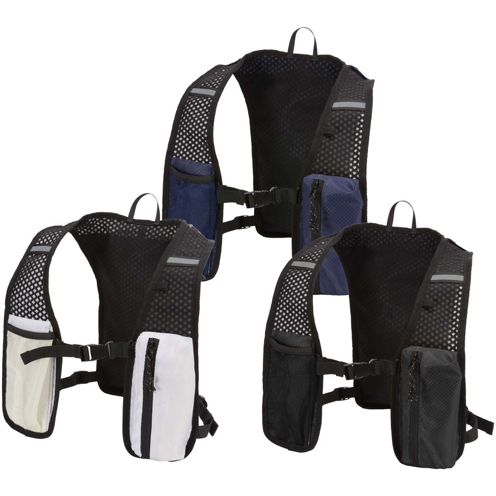 Gilet de course Nomad de 5 L en matériaux recyclés certifiés GRS avec système d’hydratation Marine