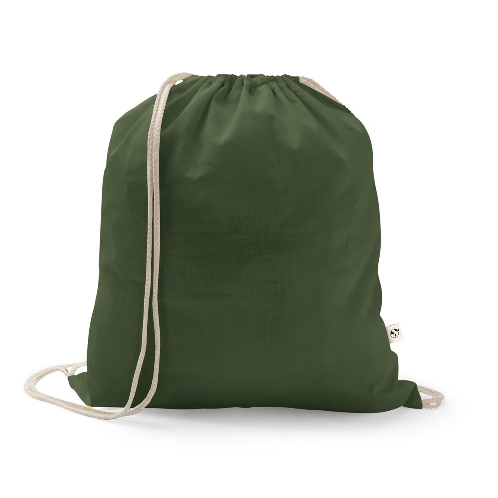 ISTANBUL Rucksack aus recycelter Baumwolle (70%), Polyester (30% rPET) (150 g/m²) khaki